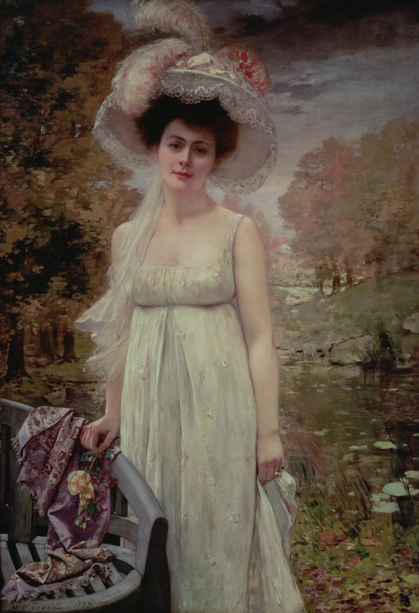Portrét Madame Gervex, 1899 od Henri Gervex