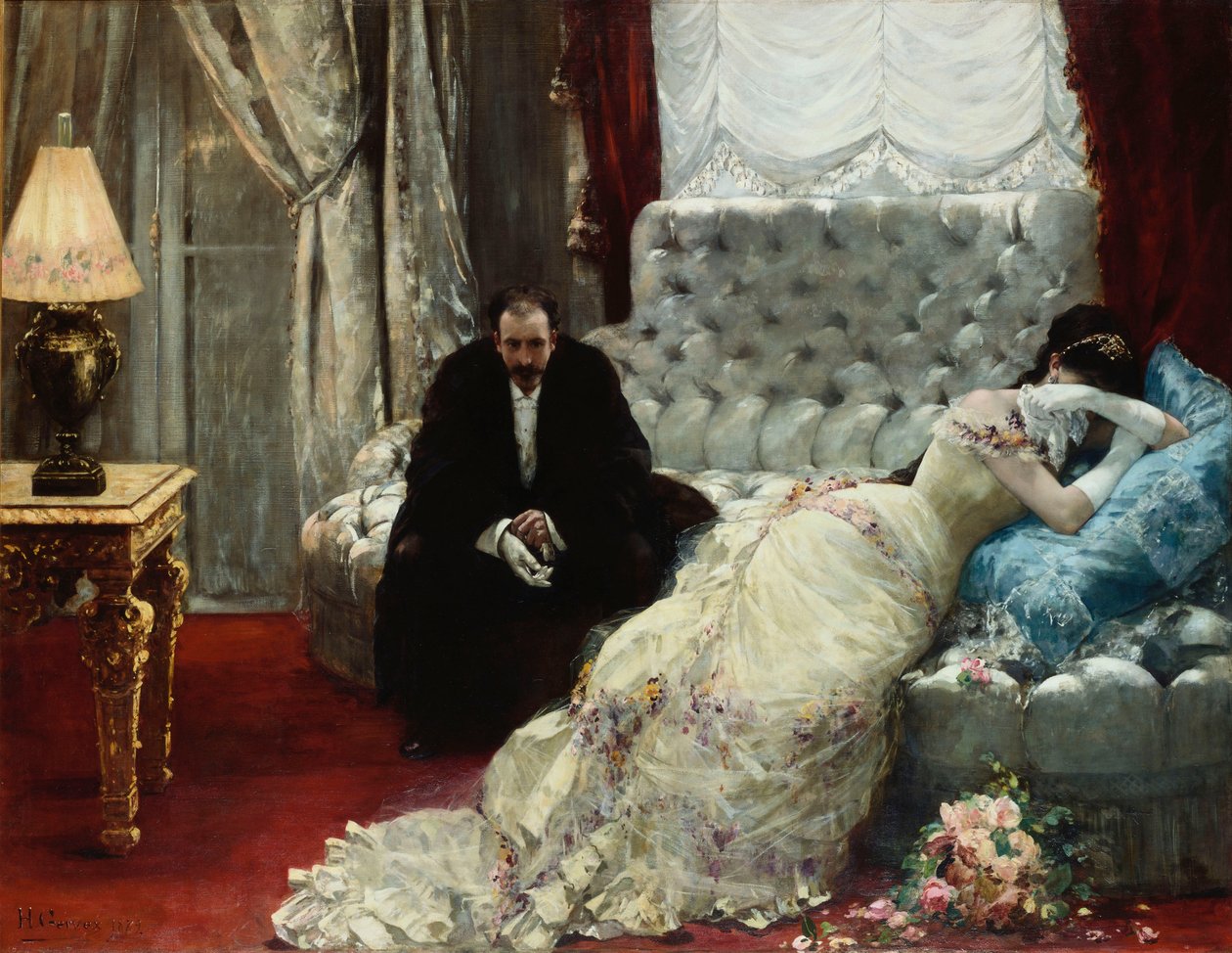 Návrat z plesu, 1879 od Henri Gervex