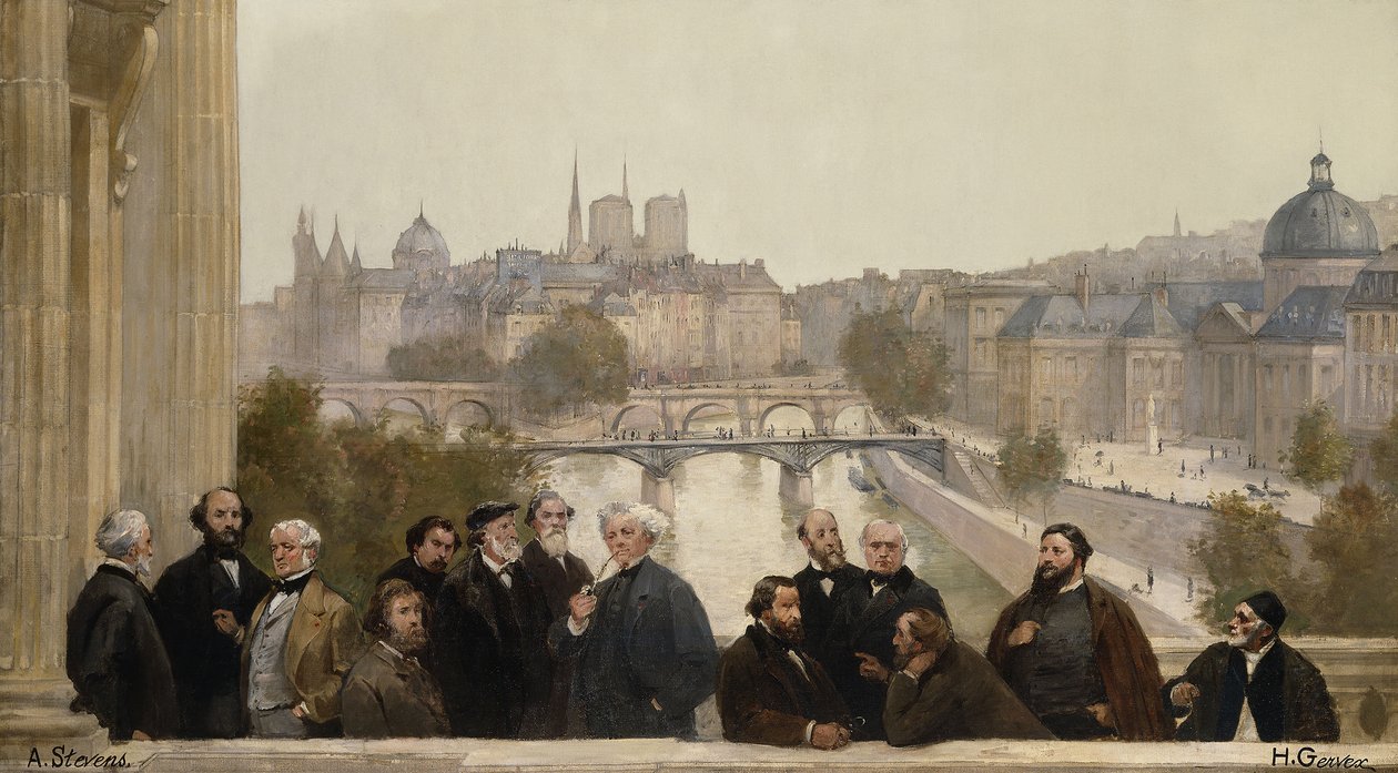 Panorama století: Dupré, Rousseau, Isabey, Millet, Couture, Daubigny, Diaz..., 1889. od Henri Gervex