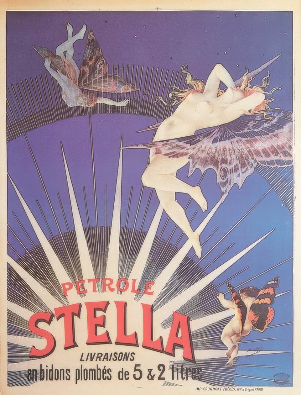 Stella Petroleum / Plakat 1897 od Henri Gray