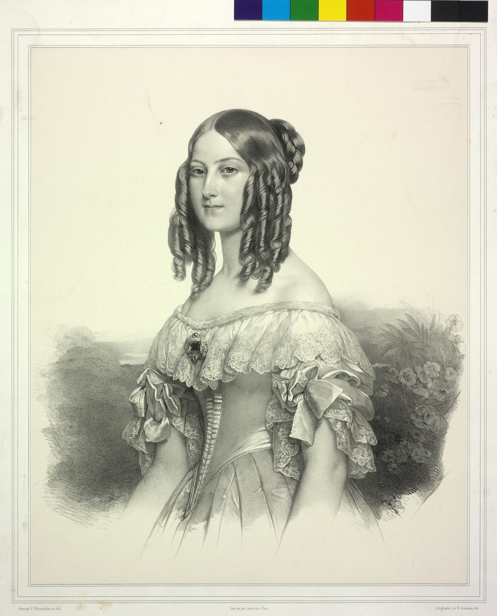 Princezna sasko-kobursko-gothajská Viktorie od Henri Grevedon