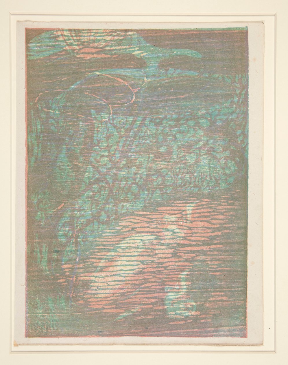 Nymphe effrayee (vyděšená nymfa) od Henri Heran