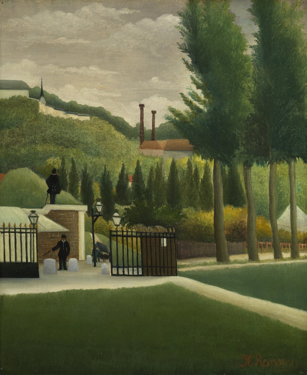 Mýtný dům, kolem roku 1890 od Henri J.F. 1844 1910 Rousseau