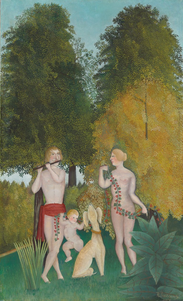 Happy Quartet; Šťastná čtyřka, 1902 od Henri J.F. Rousseau
