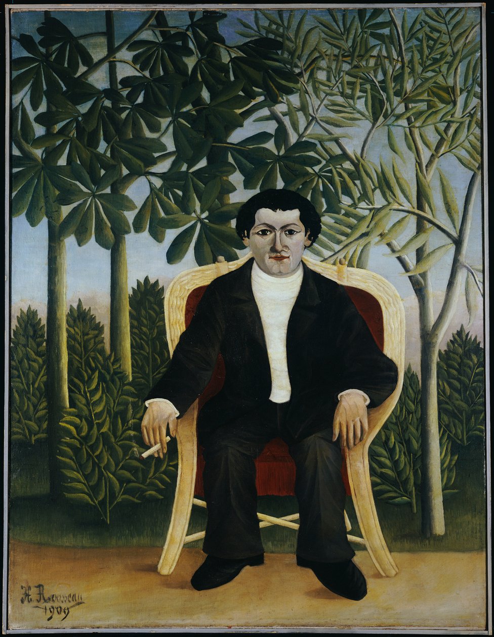 Portrét Josepha Brummera, 1909 od Henri J.F. Rousseau