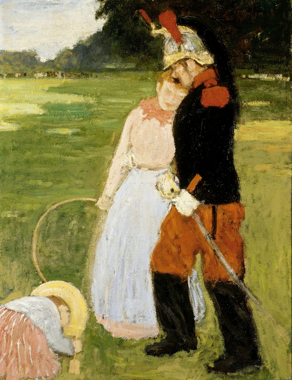 Neděle v Bois de Boulogne od Henri Jacques Edouard Evenepoel