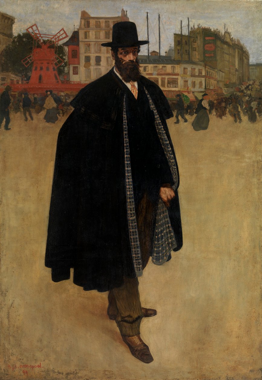 Španěl v Paříži (Portrét umělce Francisca Iturrina) od Henri Jacques Edouard Evenepoel