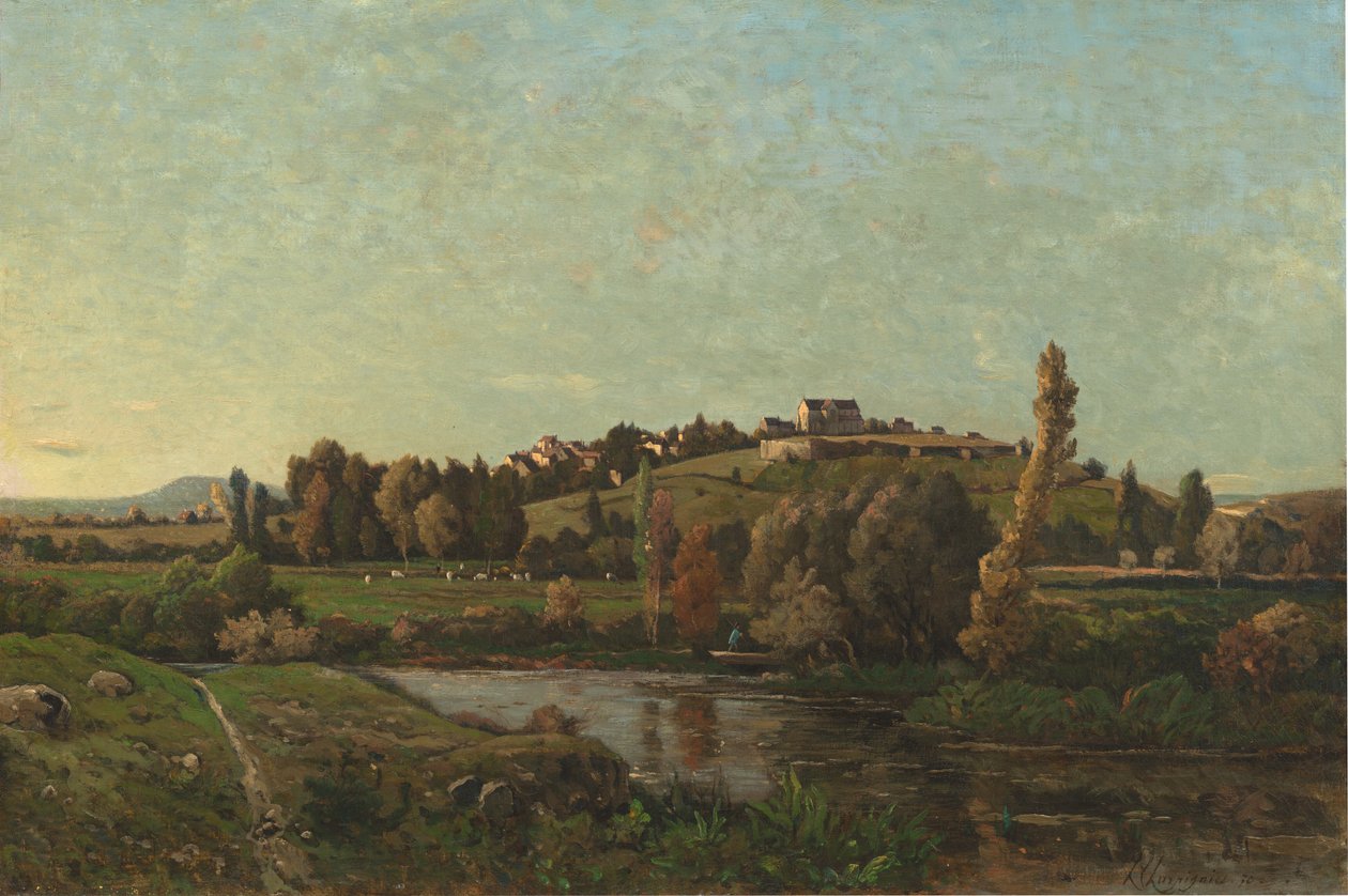 Krajina v Auvergne, 1870. od Henri Joseph Harpignies