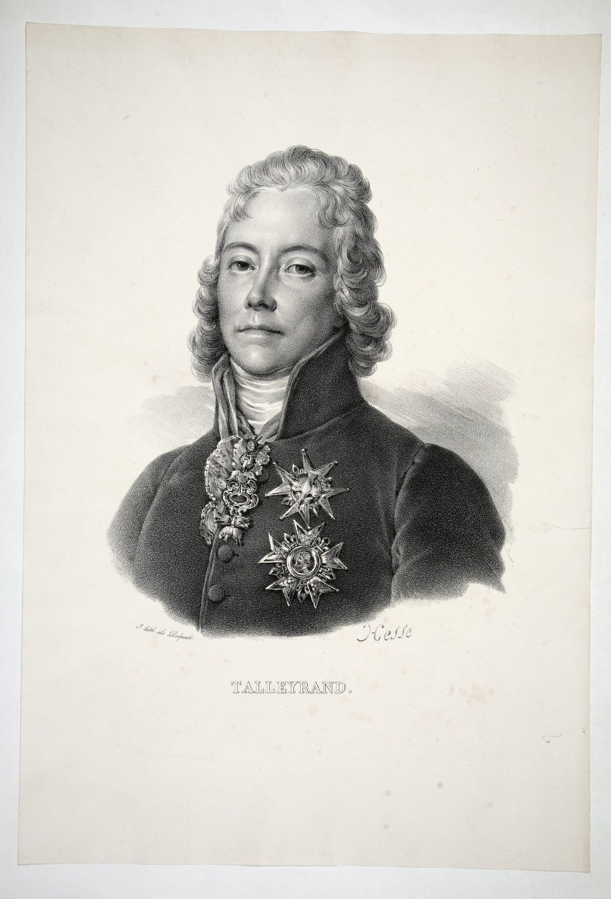 Talleyrand, hospoda. 1821 od Henri Joseph Hesse