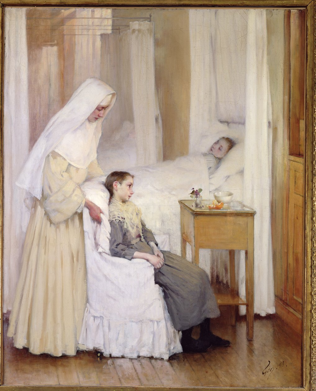 V nemocnici Notre-Dame du Perpetuel Bon Secours, 1903 od Henri Jules Jean Geoffroy