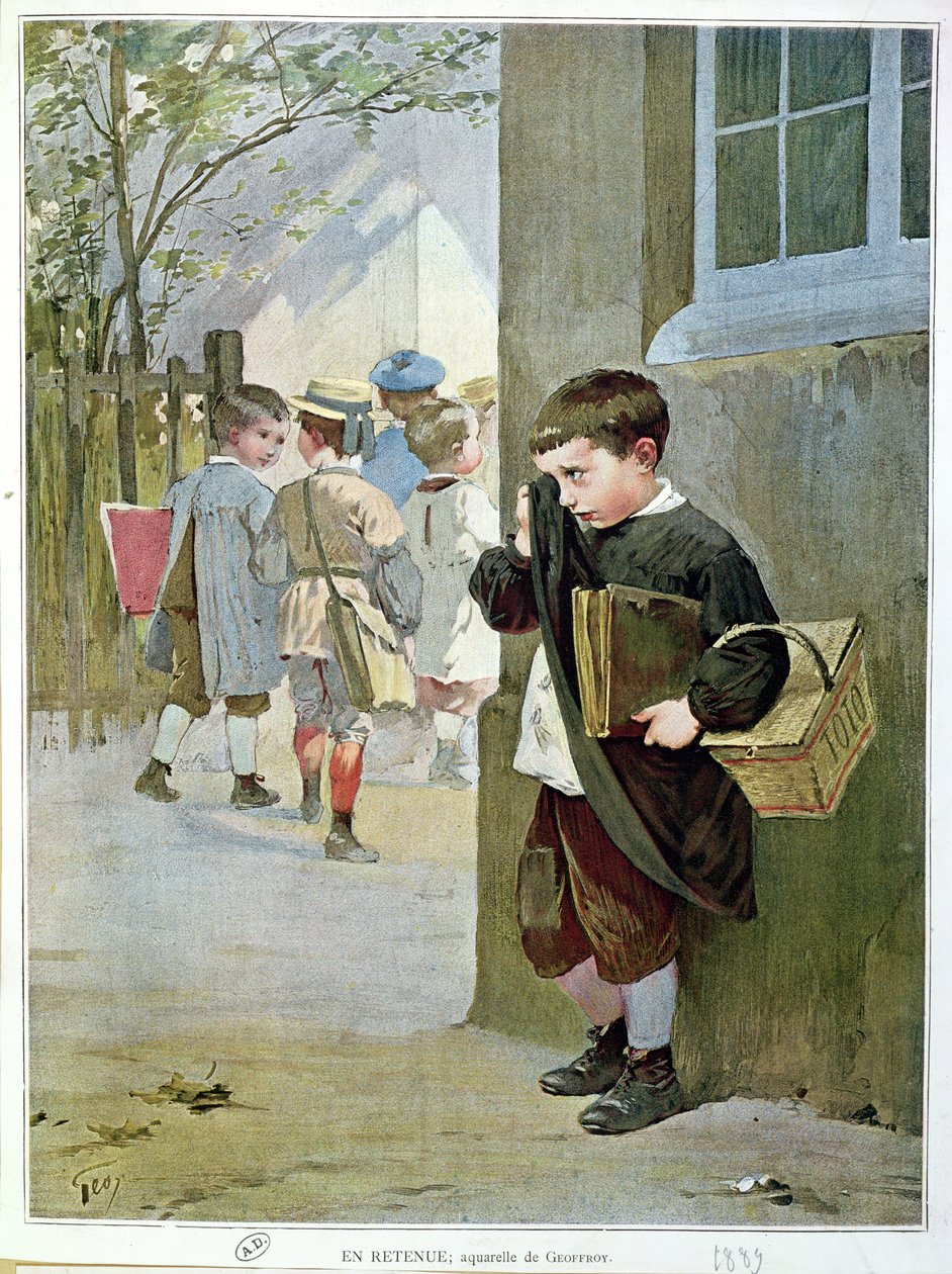 Ve zadržení, 1889 od Henri Jules Jean Geoffroy