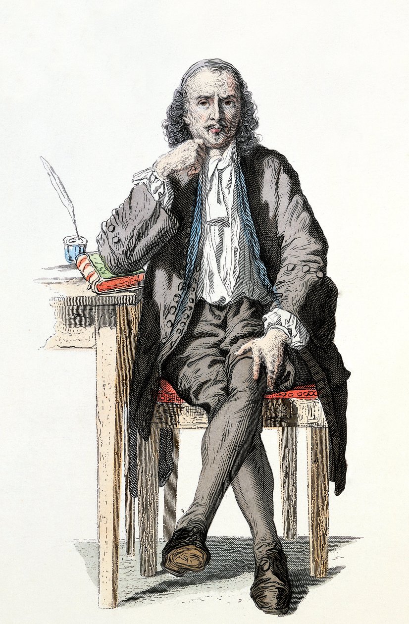 Pierre Corneille (1606-1684) kreslí Geoffroy od Henri Jules Jean Geoffroy