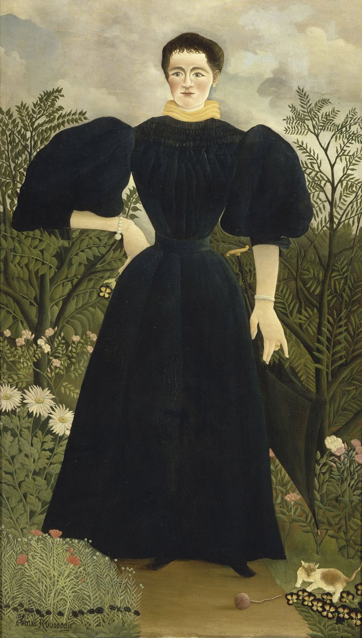 Portrét Madame M, 1895-1897 od Henri Julien Félix Rousseau