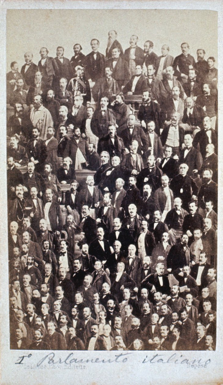 PRVNÍ ITALSKÝ PARLAMENT 1861 od Henri Le Lieure