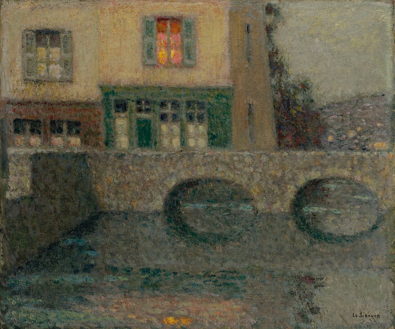 Le Pont, mezi 1931 a 1938. od Henri Le Sidaner