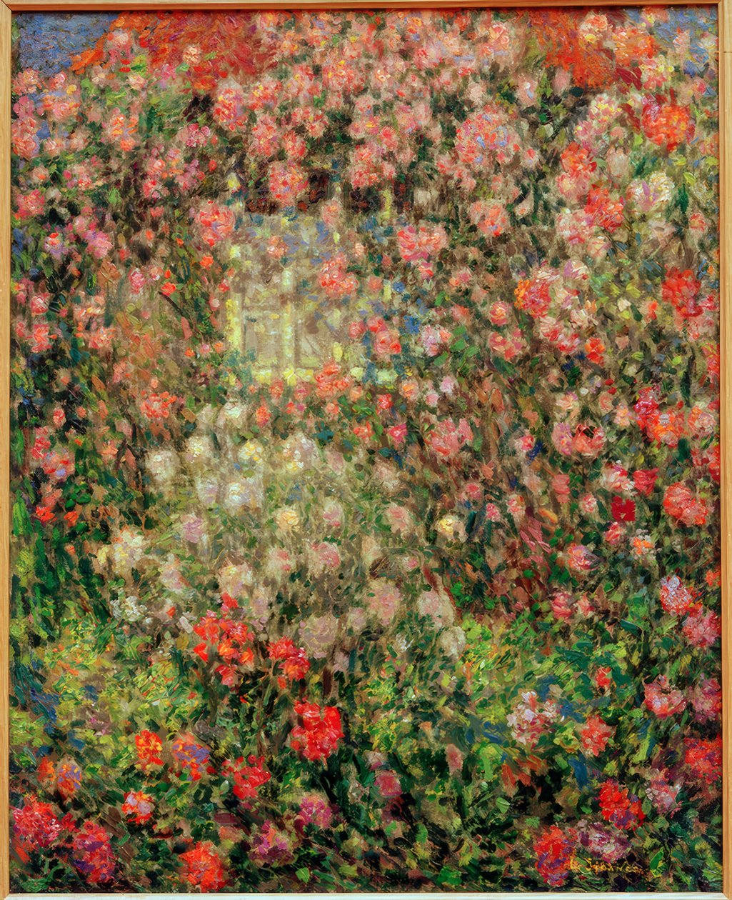 Růžový pavilon, Gerberoy od Henri Le Sidaner
