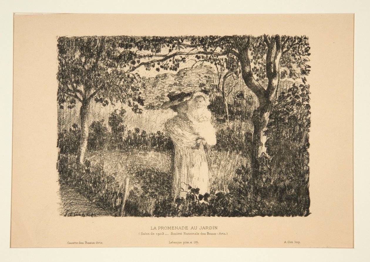 Procházka po zahradě od Henri Lebasque