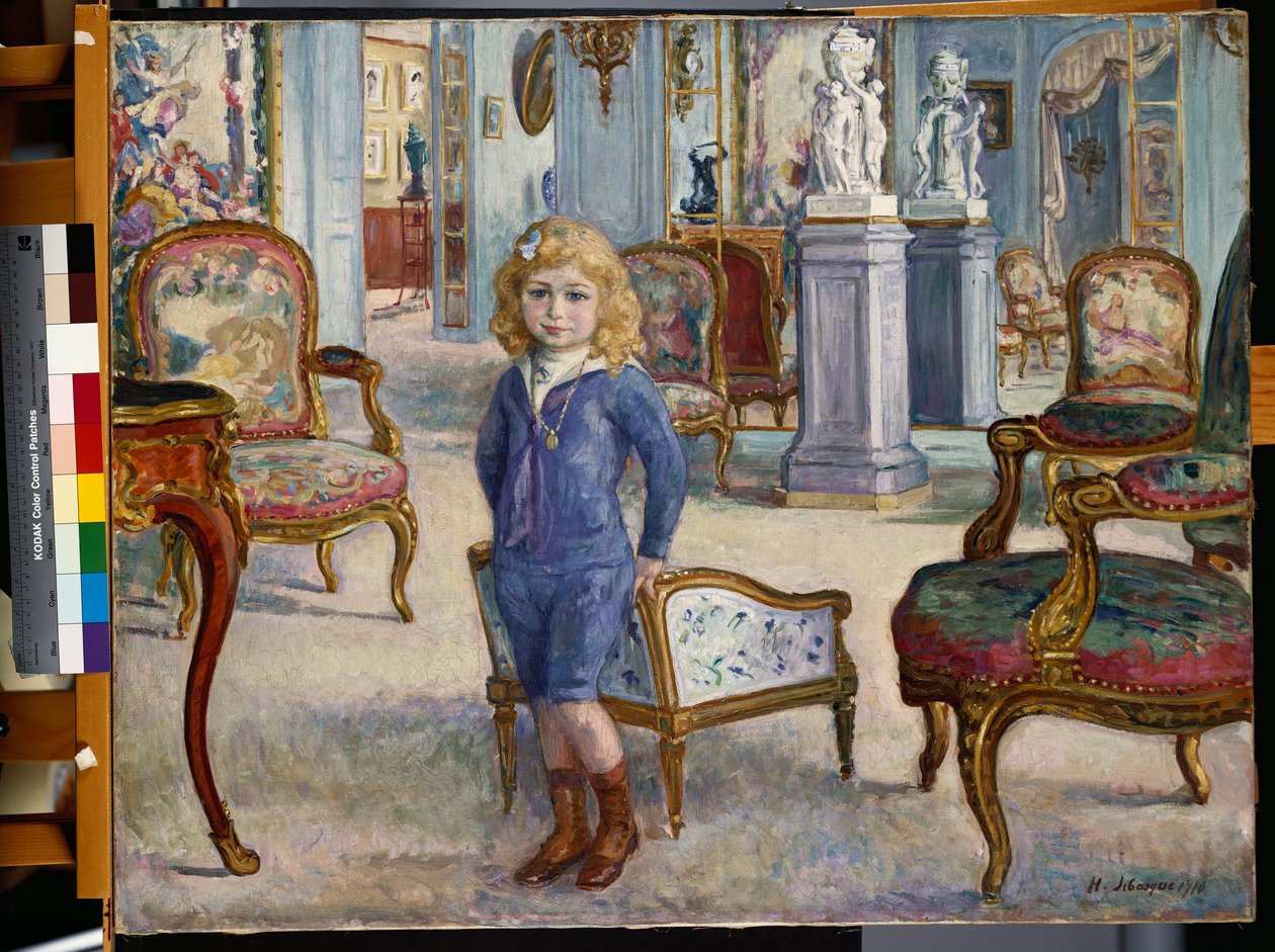 Paul de Camondo v Hotel de Camondo, 1910 od Henri Lebasque