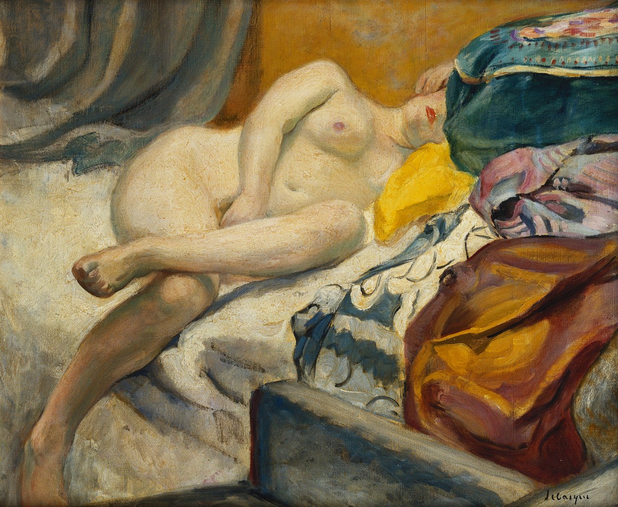 Ležící akt; Nu Couche, od Henri Lebasque