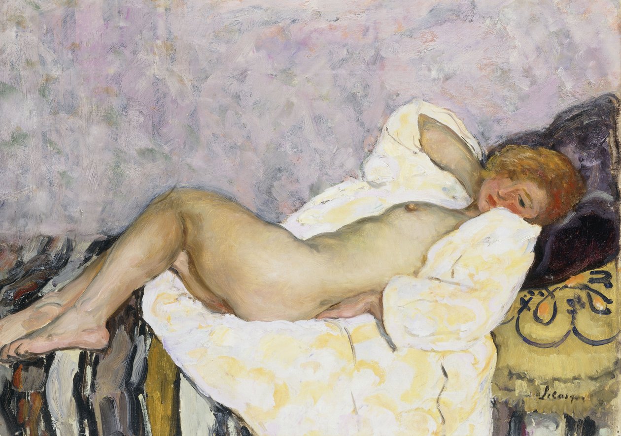 Ležící akt; Nu Couche, od Henri Lebasque