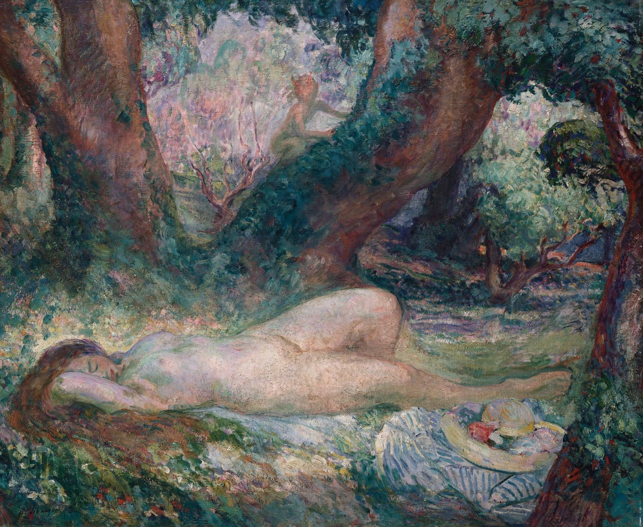 Spící nymfa od Henri Lebasque