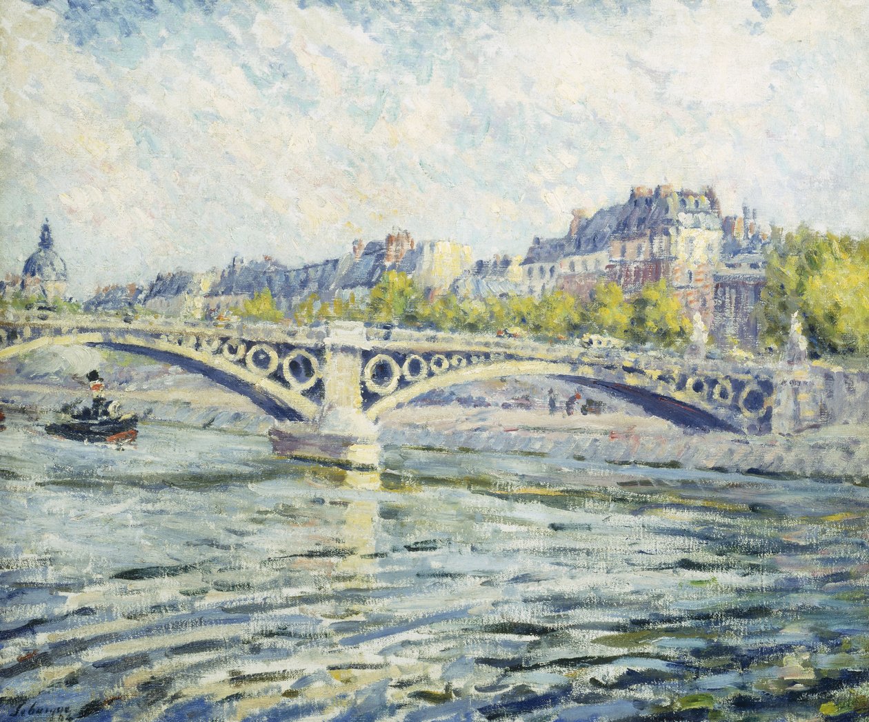 Seina, Paříž; Seina v Paříži, 1904 od Henri Lebasque
