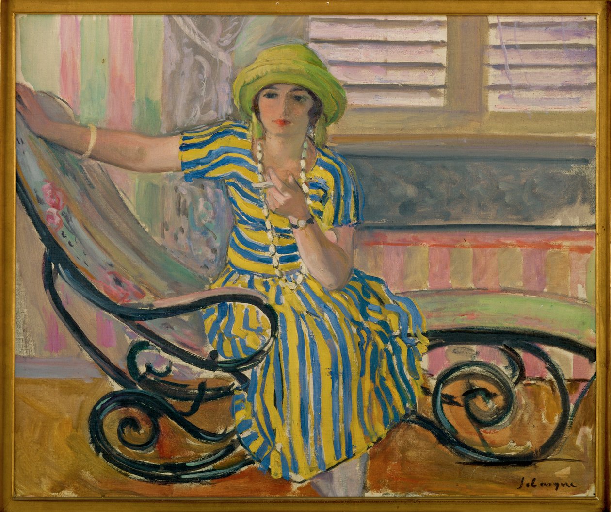Cigareta (malba na plátně) od Henri Lebasque