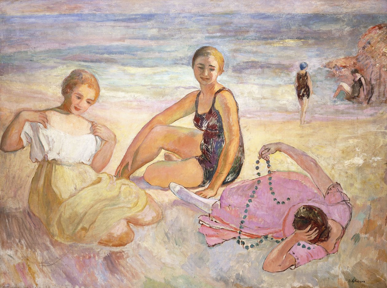 Tři ženy na pláži; Tři ženy na pláži, od Henri Lebasque