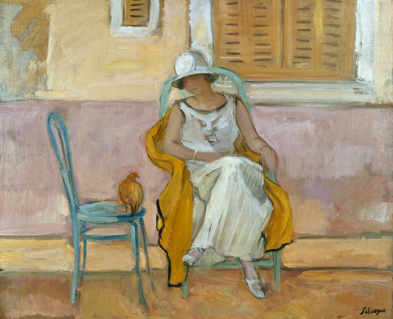 Žena v bílých šatech; Žena v bílých šatech, kolem roku 1923 od Henri Lebasque