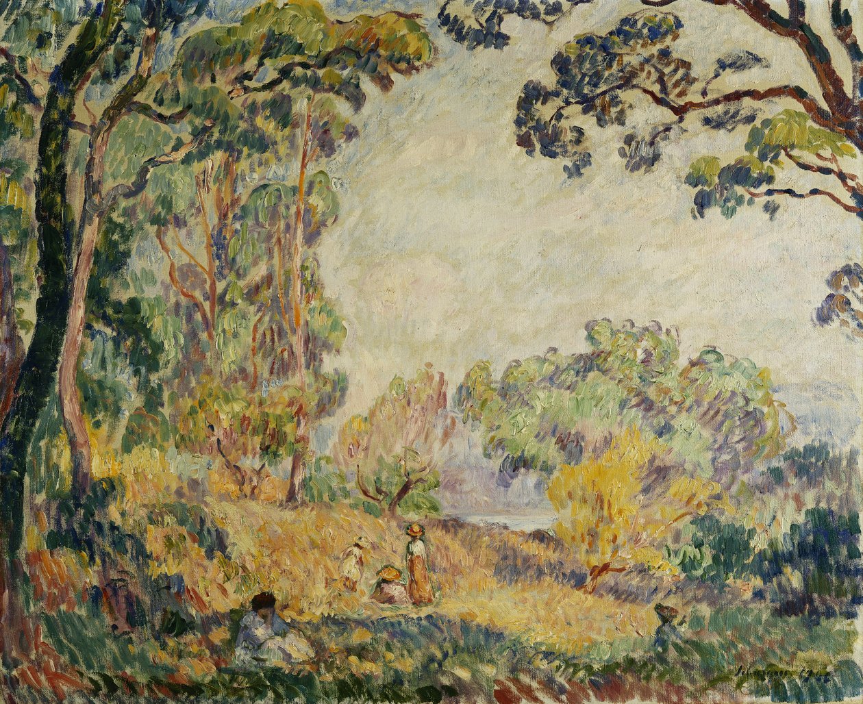 Ženy a dívky na venkově; Ženy a dívky na venkově, 1906 od Henri Lebasque