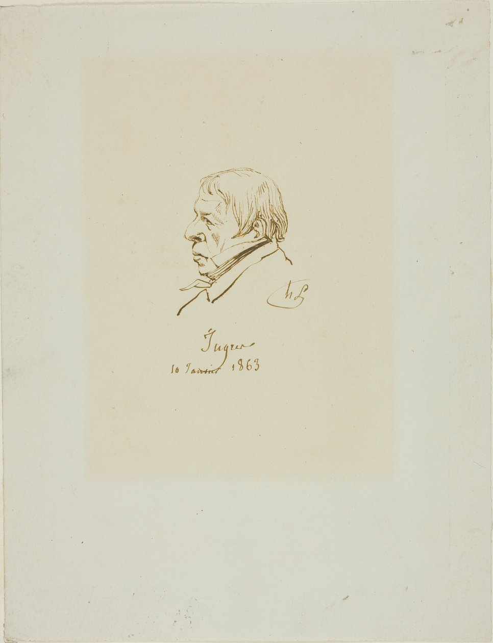 Jean Auguste Dominique Ingres od Henri Lehmann