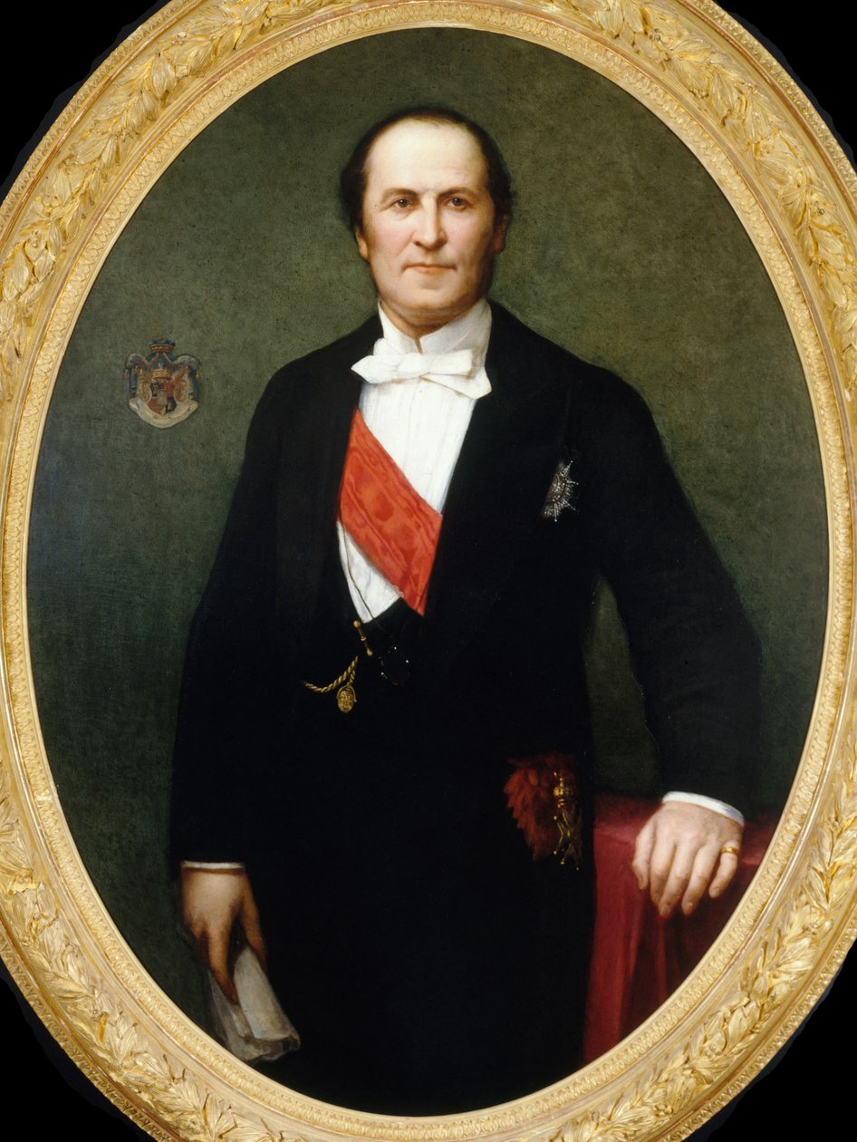 Portrét Georges-Eugène Baron Haussmann 1809-1891, cca 1860. od Henri Lehmann