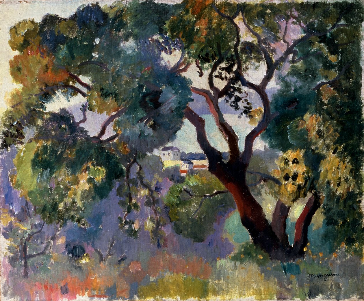 „Krajina v Saint-Tropez“, 1905. od Henri Manguin