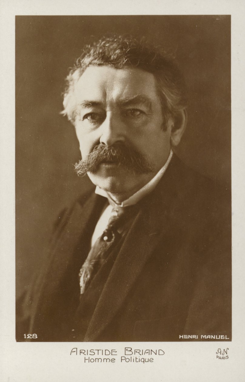 Aristide Briand (čb fotografie) od Henri Manuel
