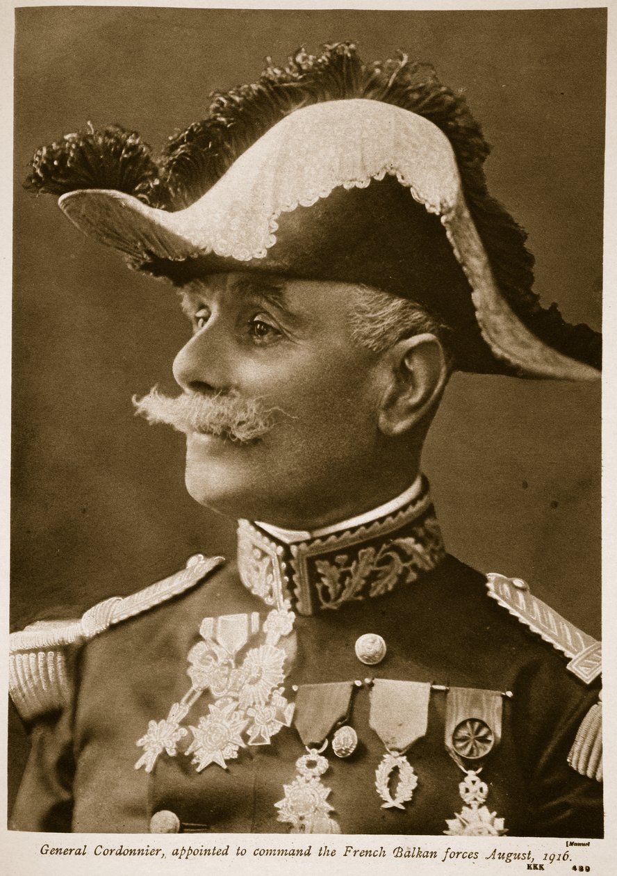 Generál Cordonnier, pověřený velením francouzských balkánských sil srpna od Henri Manuel