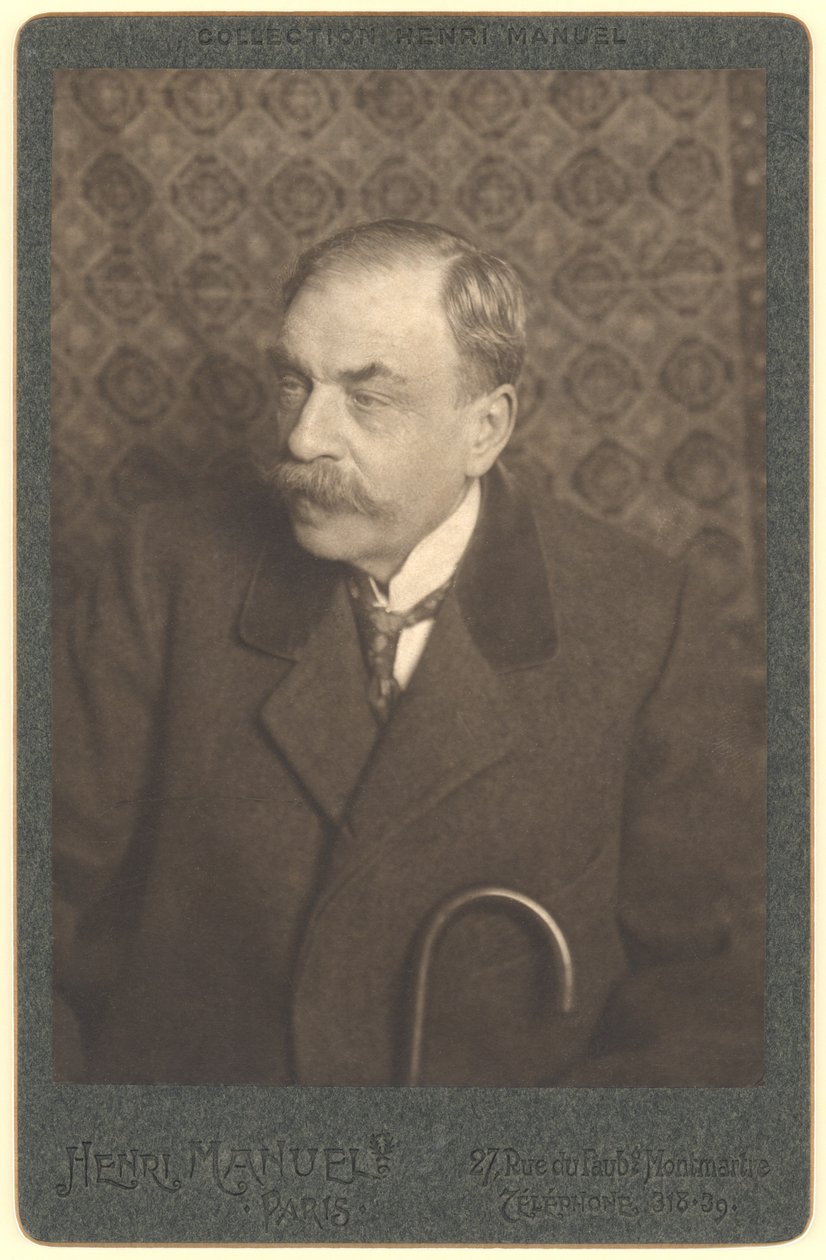 Marcel Prevost (1862-1941) (černobílá fotografie) od Henri Manuel