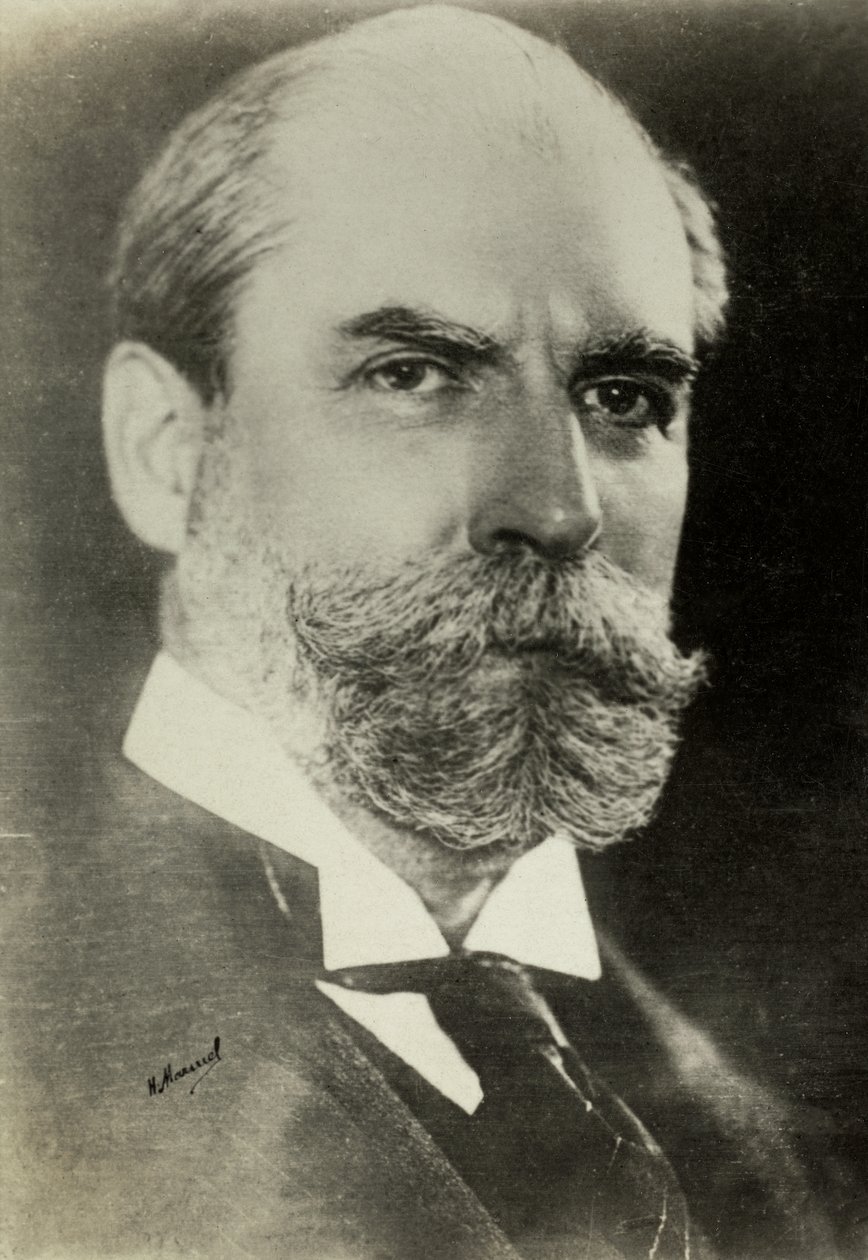 Portrét Charlese Hughese (foto) od Henri Manuel