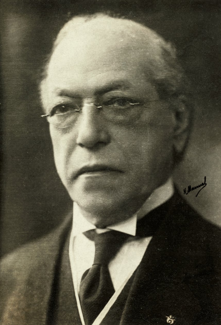 Portrét Samuela Gomperse (foto) od Henri Manuel