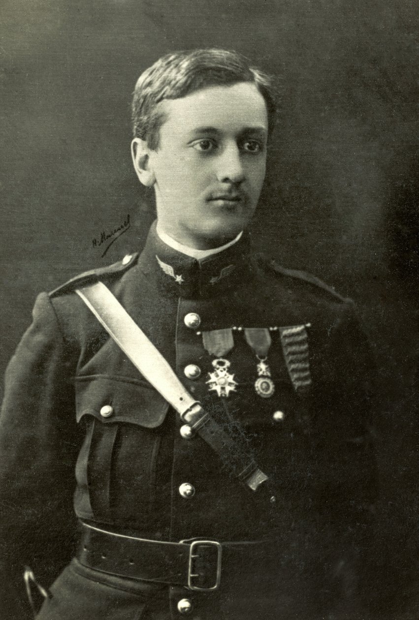 Portrét letce Georgese Guynemera (foto) od Henri Manuel