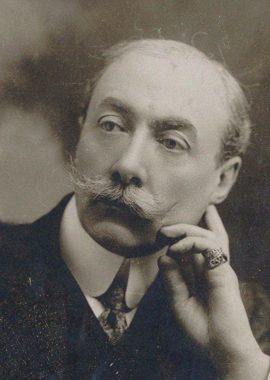 Portrét pianisty a skladatele André Messagera 1853-1929. od Henri Manuel