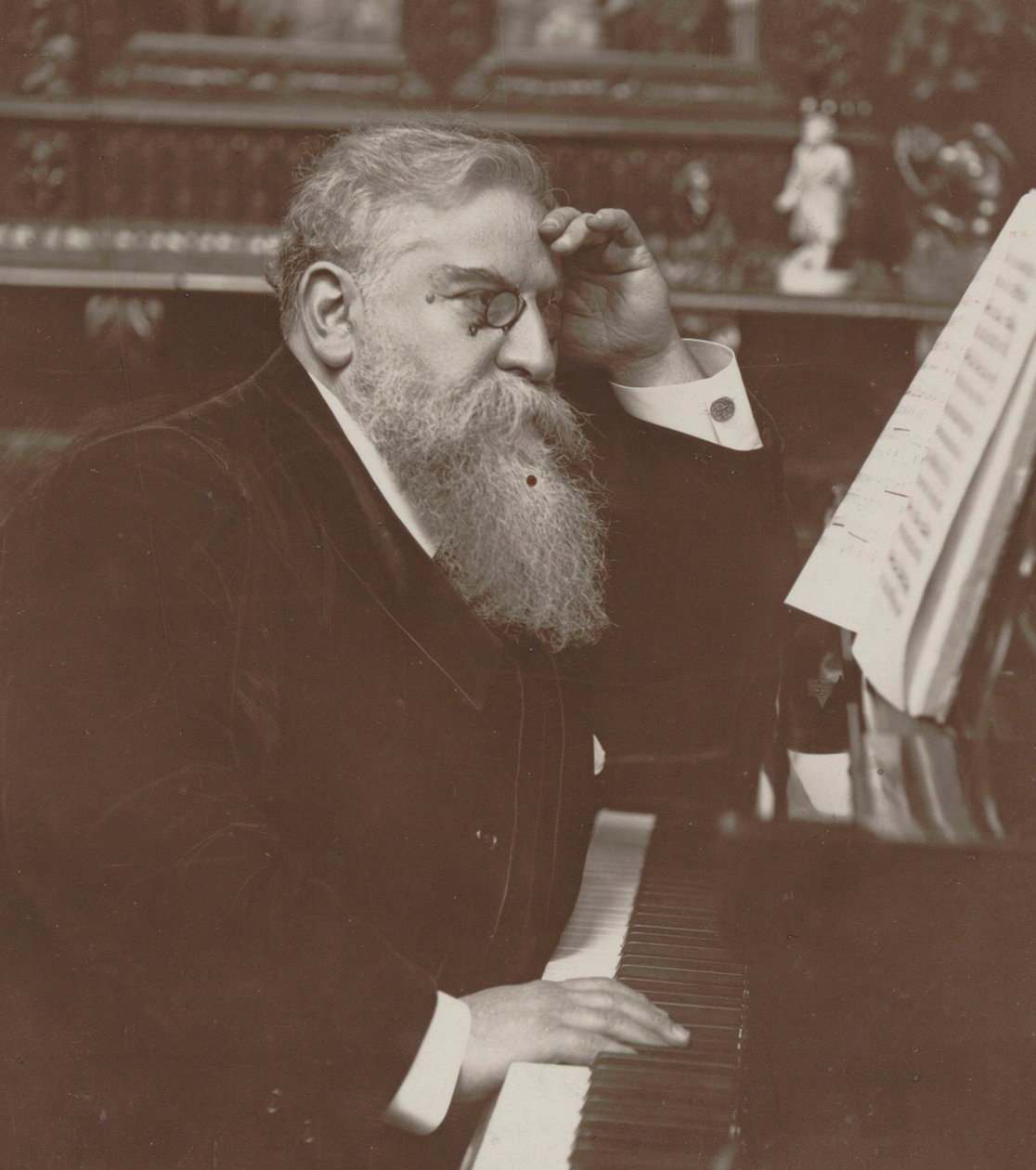 Portrét skladatele Raoula Pugna 1852-1914, c. 1910. od Henri Manuel