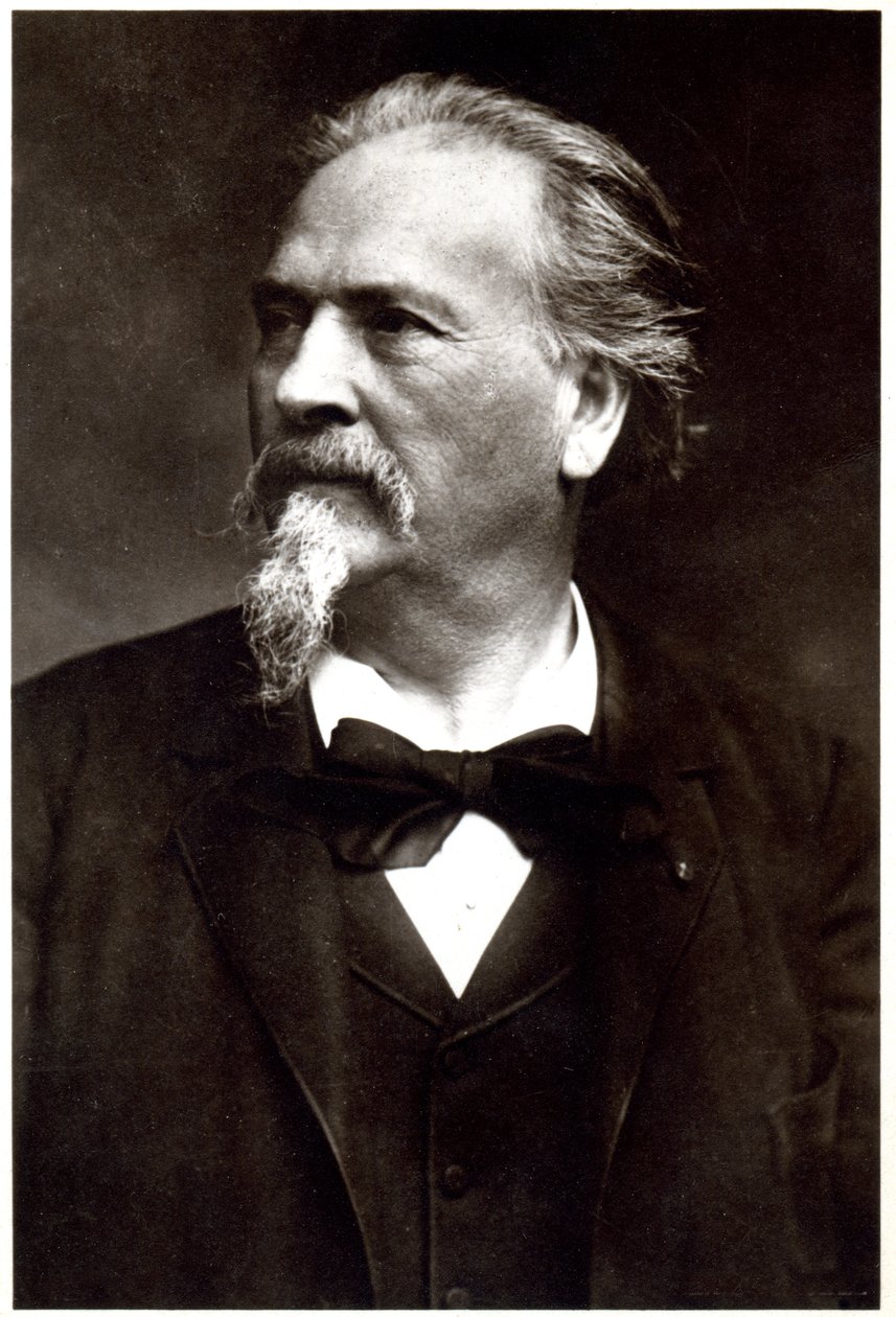 Francouzský spisovatel Frederic Mistral. Foto: Henri Manuel, Francie, kolem roku 1900 (čb fotografie) od Henri Manuel