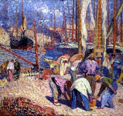 Marseille (olej na plátně) od Henri Martin