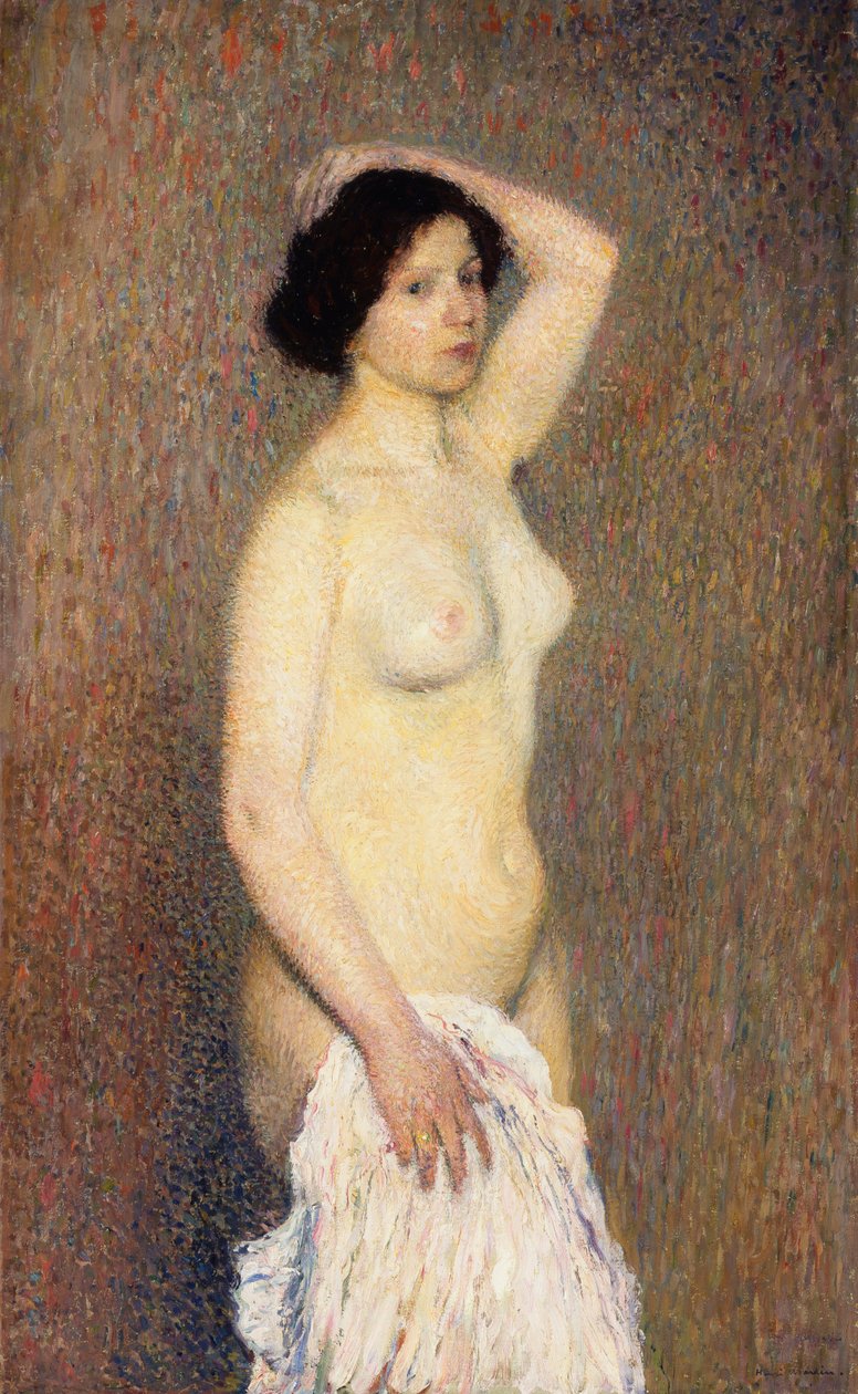 Nahá žena stojící, od Henri Martin