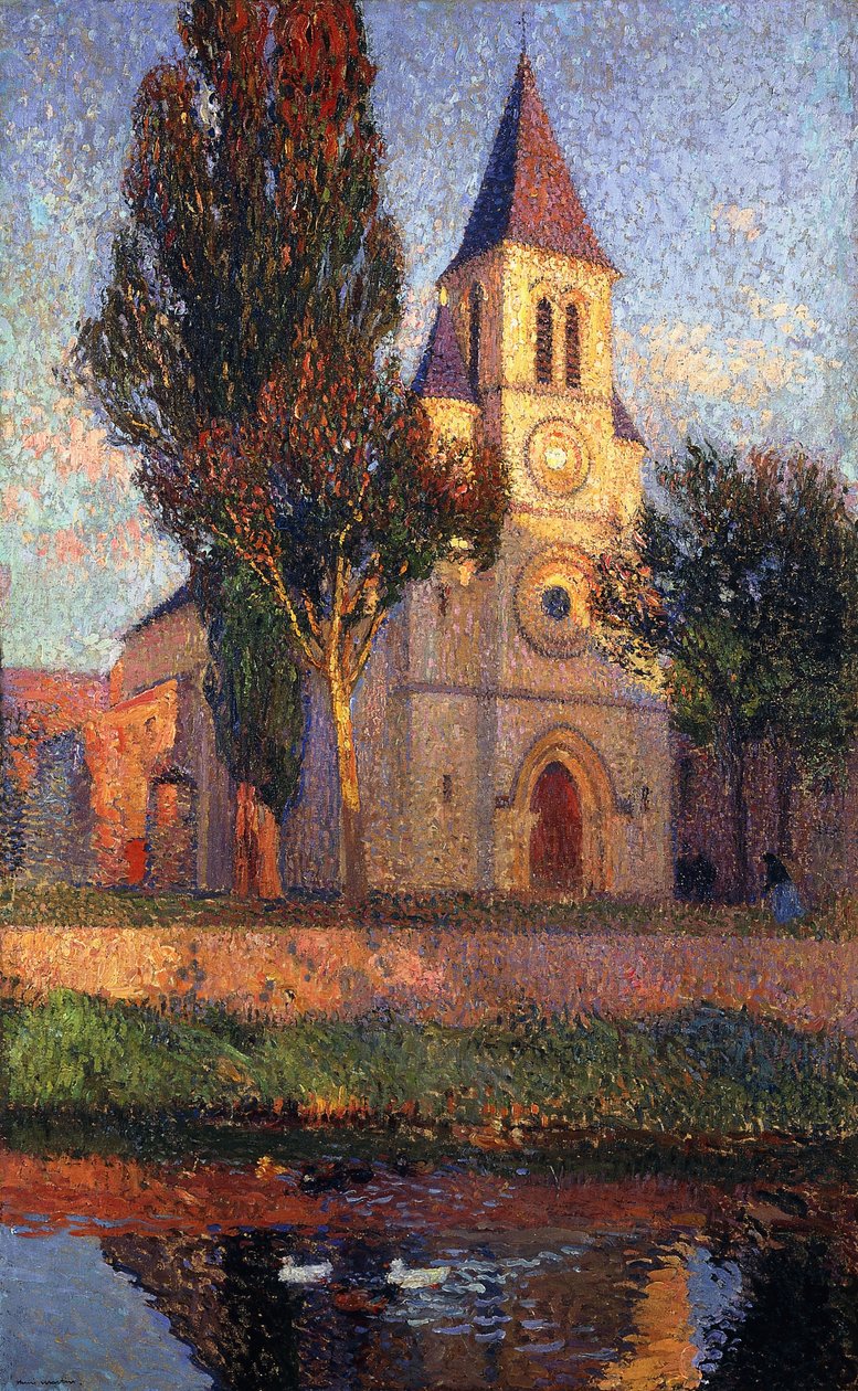 Kostel v Labastide du Vert; Kostel labastide du Vert, od Henri Martin