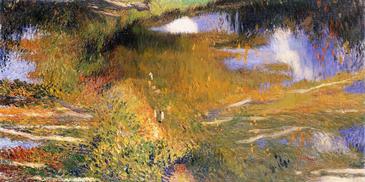 Zelená v blízkosti Bastide du Vert; Le Vert poblíž Bastide du Vert, od Henri Martin