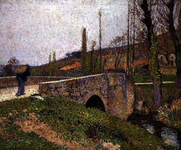 Malý most, kolem roku 1915 (olej na plátně) od Henri Martin
