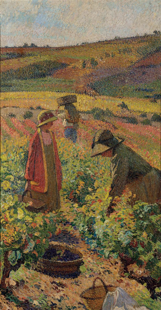 Sbírání; La cueillette, kolem roku 1925 od Henri Martin