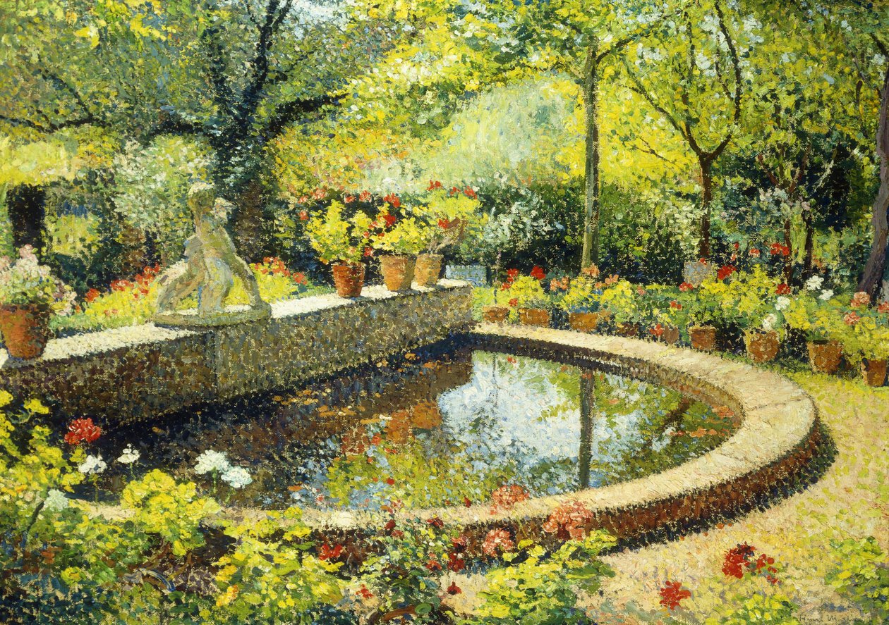 Rybník v Marquayrol; Povodí Marquayrol, kolem roku 1930 od Henri Martin