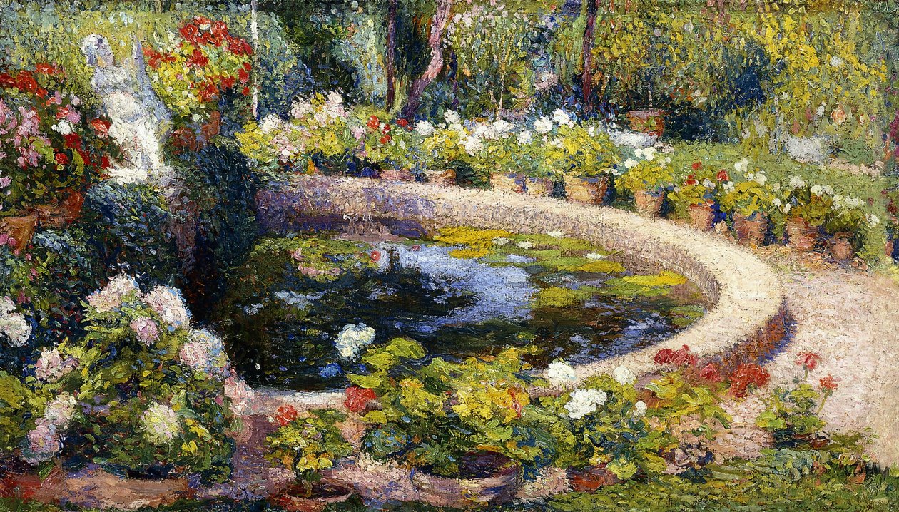 Rybník v Marquayrol; Marquayrolská pánev, 1919 od Henri Martin